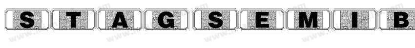 stag semibold字体转换